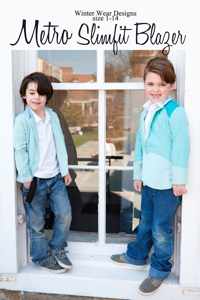 Introducing the Metro Slim Fit Blazer in One Thimble Issue 15