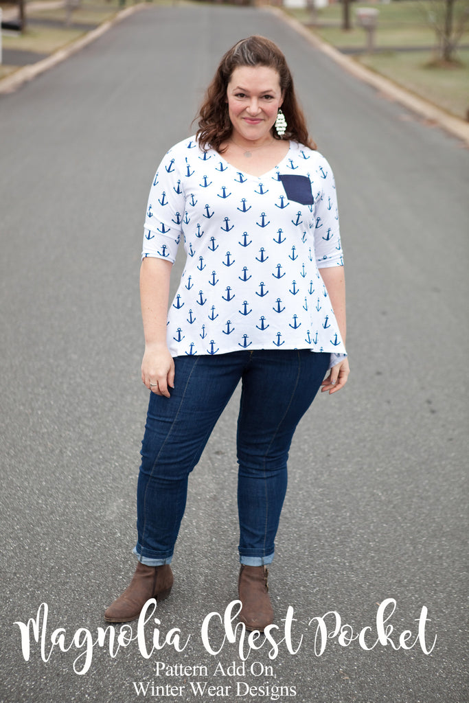 Magnolia Sew&Tell: Chest Pocket Add On