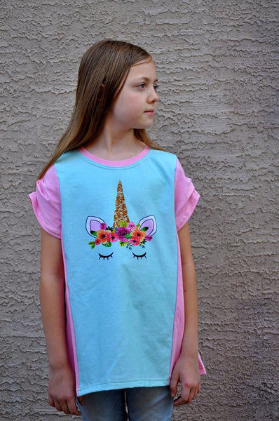 Perfect Panel Tee for Boys and Girls size 1-14