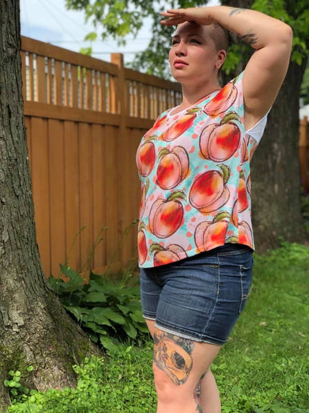 Creative Cap Sleeve Top & Tunic for Women size XXS-5X