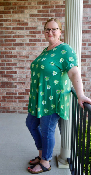 Creative Cap Sleeve Top & Tunic for Women size XXS-5X