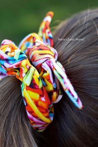 All Tied Up Scrunchie: Free Pattern with Code