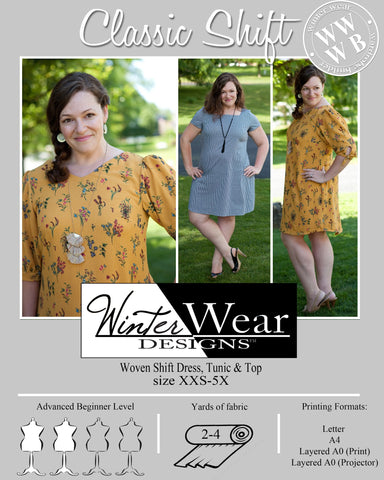 Classic Shift Dress, Tunic & Top for Women size XXS-5X