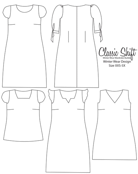 Classic Shift Dress, Tunic & Top for Women size XXS-5X