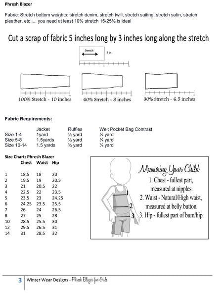 Phresh Blazer for Girls size 1-14