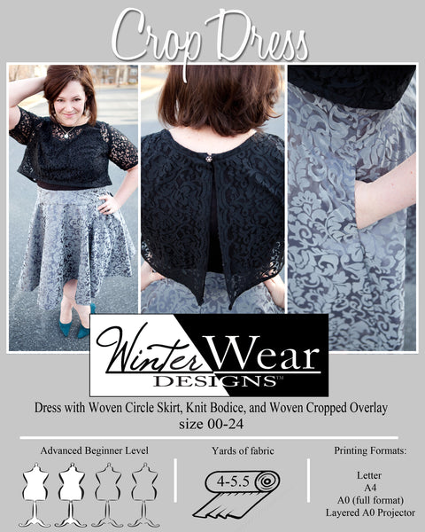 Crop Dress for Women size 00-24