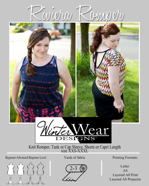 Riviera Romper for Women size XXS-XXXL