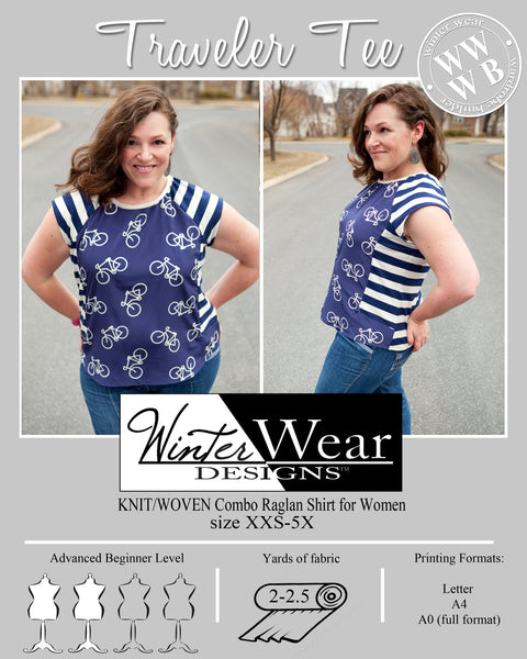 Traveler Tee For Women size xxs-5X