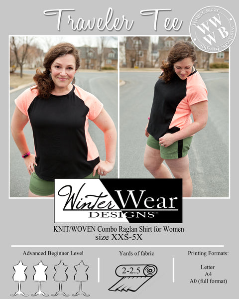 Traveler Tee For Women size xxs-5X