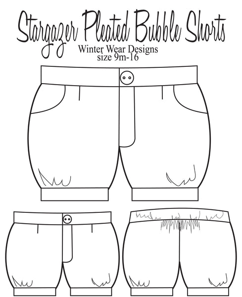 Stargazer Shorts for girls size 9m-16