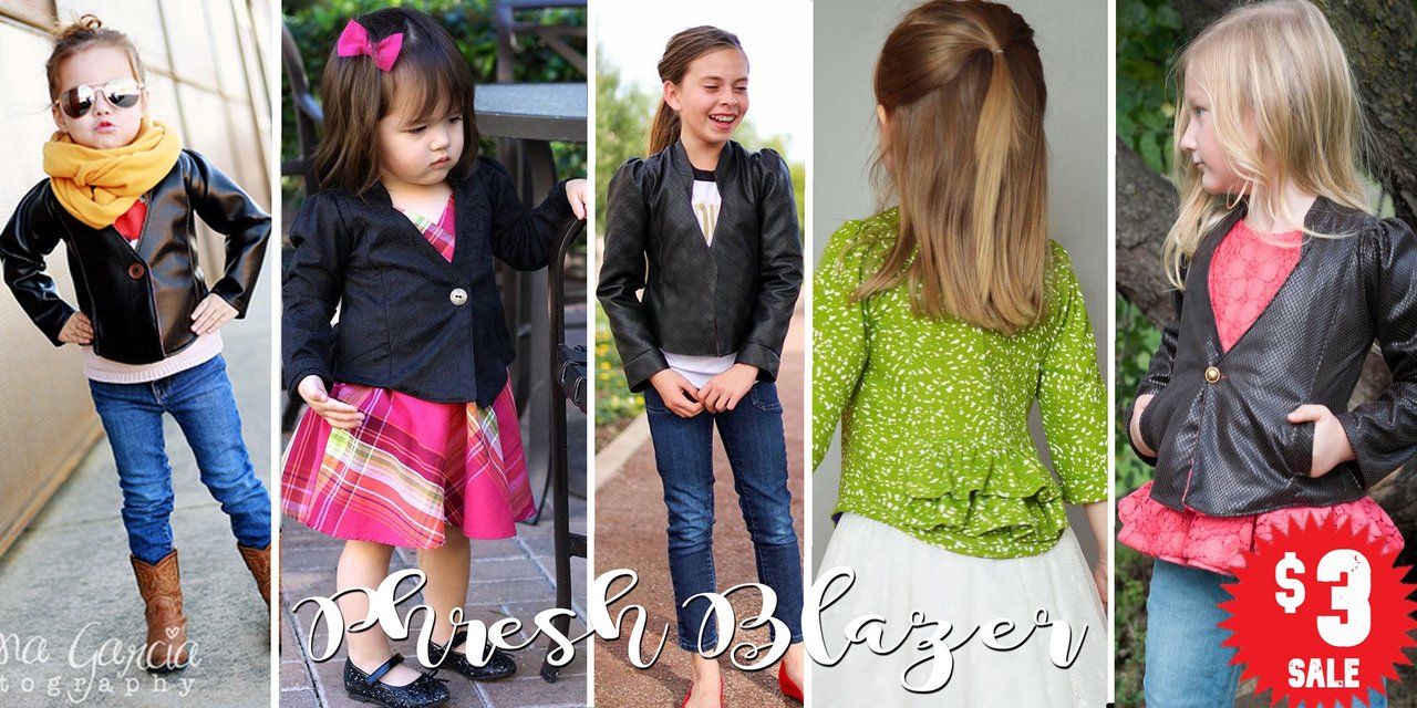 $3 Sale!  Phresh Blazer for Girls size 1-14