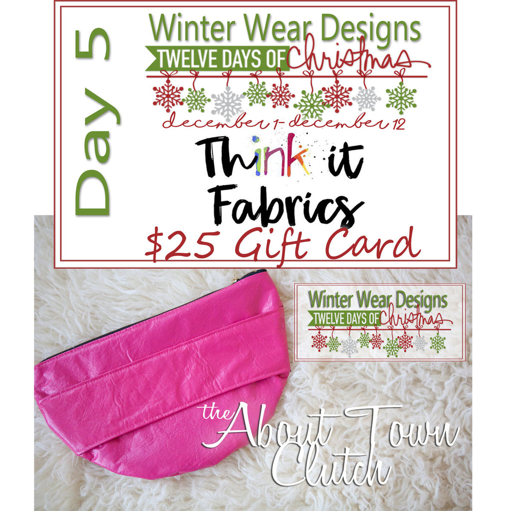 12 Days of Christmas 2021: Day Five Giveaway and Free Clutch
