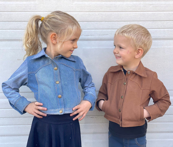 Fashionista Jean Jacket for Girls size 1-14