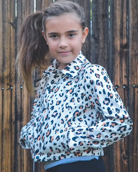 Fashionista Jean Jacket for Girls size 1-14