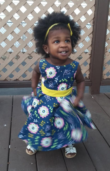 Bateau Garden Dress for Girls size 1-14