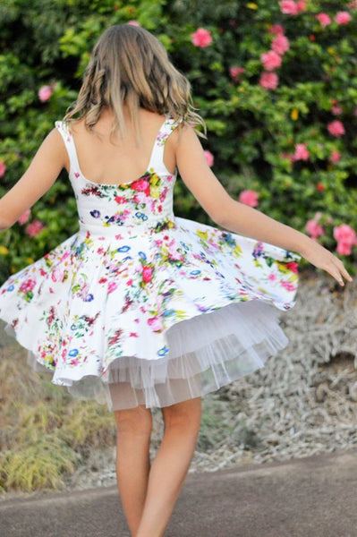 Bateau Garden Dress for Girls size 1-14