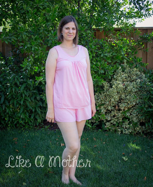 Parisian Nights PJ Top and Shorts for Women size XS-XXL