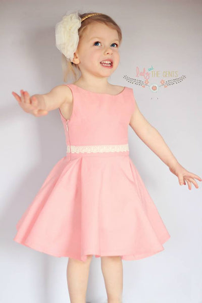Bateau Garden Dress for Girls size 1-14
