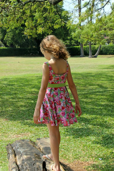Bateau Garden Dress for Girls size 1-14