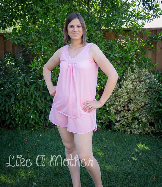 Parisian Nights PJ Top and Shorts for Women size XS-XXL