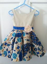 Bateau Garden Dress for Girls size 1-14