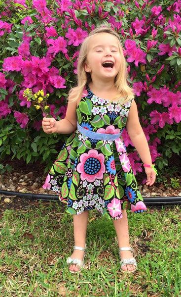 Bateau Garden Dress for Girls size 1-14