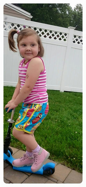 Racing Shorts for Girls size 18m-14