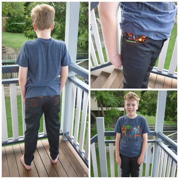 Sk8 Skinnies, Jeans for boys size 1-14