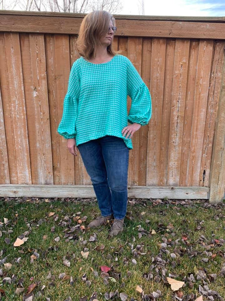 Balloon Sleeved Sweater Size XXS-5X