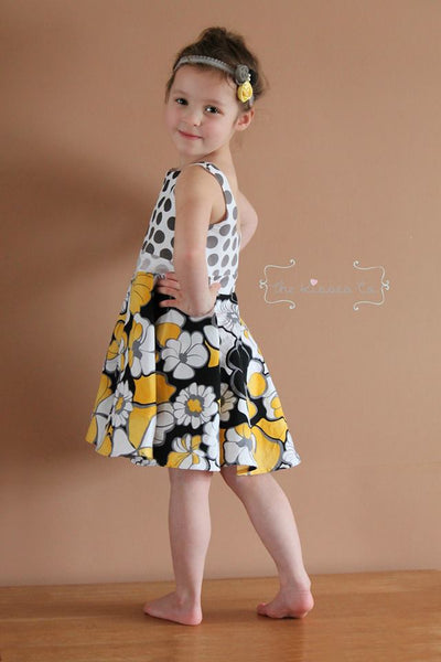 Bateau Garden Dress for Girls size 1-14