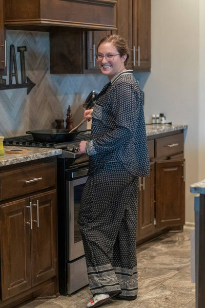 Classic Sleep Set, Woven Sleep Shirt and Pants size XXS-5X