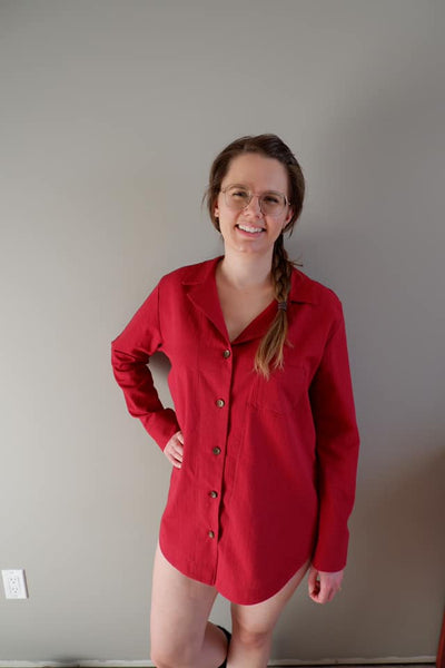 Classic Sleep Set, Woven Sleep Shirt and Pants size XXS-5X