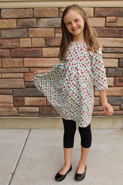 Squared Away Tunic and Dress for Girls size 1-16