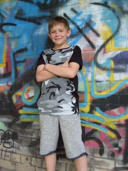 Perfect Panel Tee for Boys and Girls size 1-14