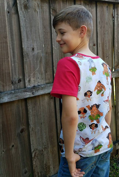 Perfect Panel Tee for Boys and Girls size 1-14