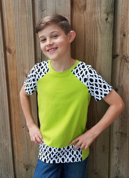 Perfect Panel Tee for Boys and Girls size 1-14