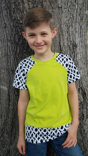 Perfect Panel Tee for Boys and Girls size 1-14