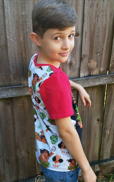 Perfect Panel Tee for Boys and Girls size 1-14