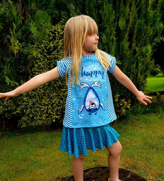Perfect Panel Tee for Boys and Girls size 1-14