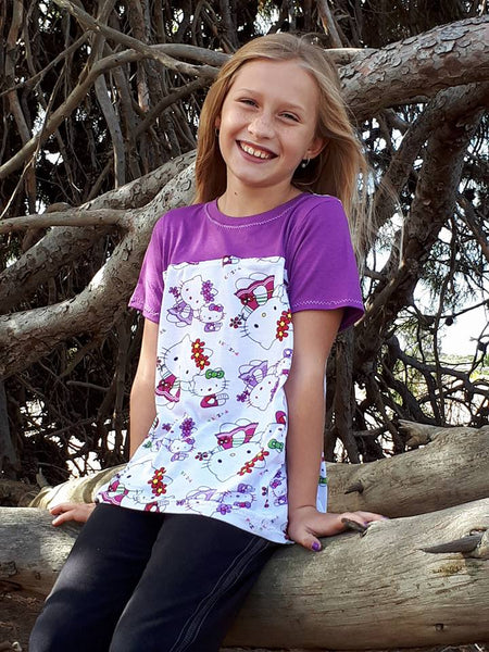 Perfect Panel Tee for Boys and Girls size 1-14