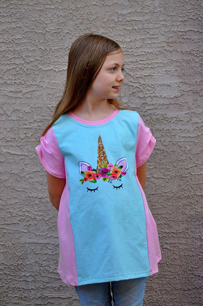 Perfect Panel Tee for Boys and Girls size 1-14