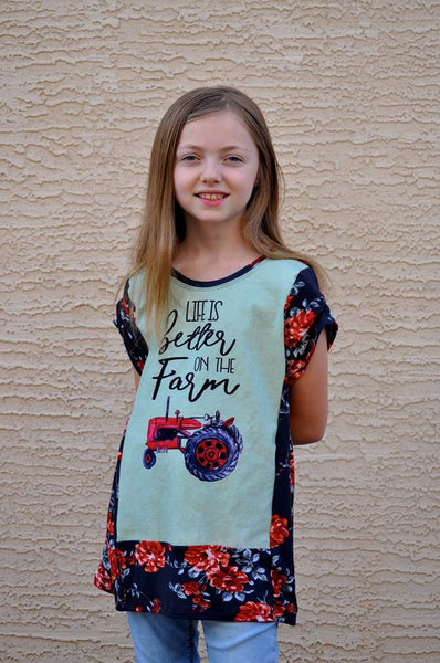 Perfect Panel Tee for Boys and Girls size 1-14