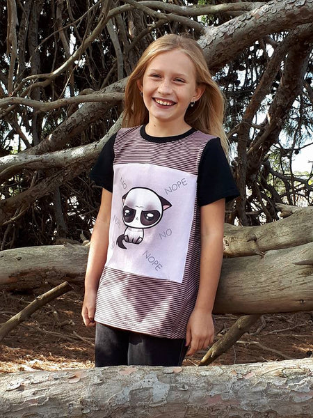 Perfect Panel Tee for Boys and Girls size 1-14