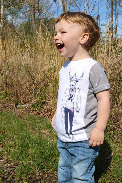 Perfect Panel Tee for Boys and Girls size 1-14