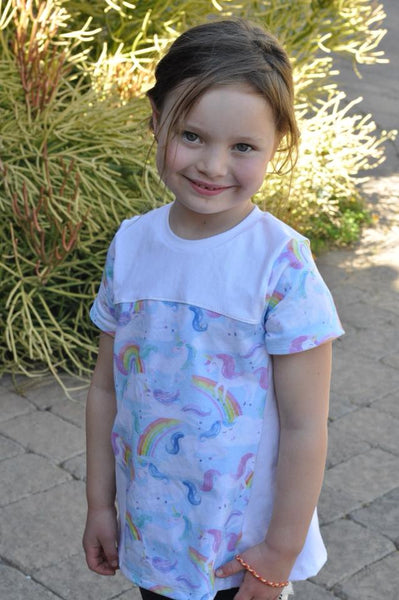 Perfect Panel Tee for Boys and Girls size 1-14