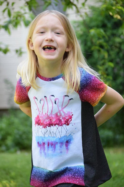Perfect Panel Tee for Boys and Girls size 1-14