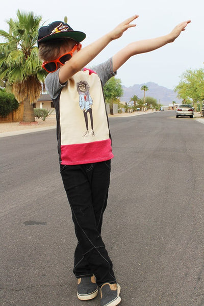Perfect Panel Tee for Boys and Girls size 1-14