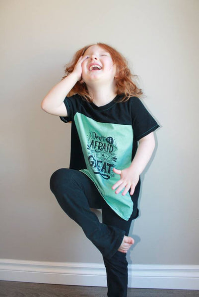Perfect Panel Tee for Boys and Girls size 1-14
