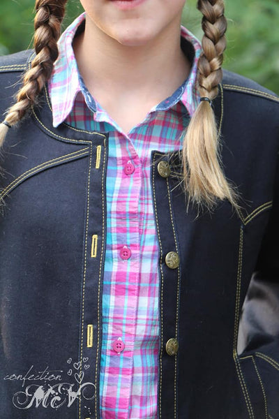 Fashionista Jean Jacket for Girls size 1-14