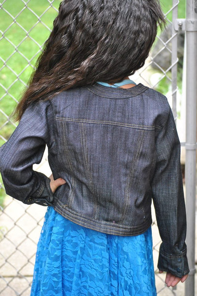 Fashionista Jean Jacket for Girls size 1-14